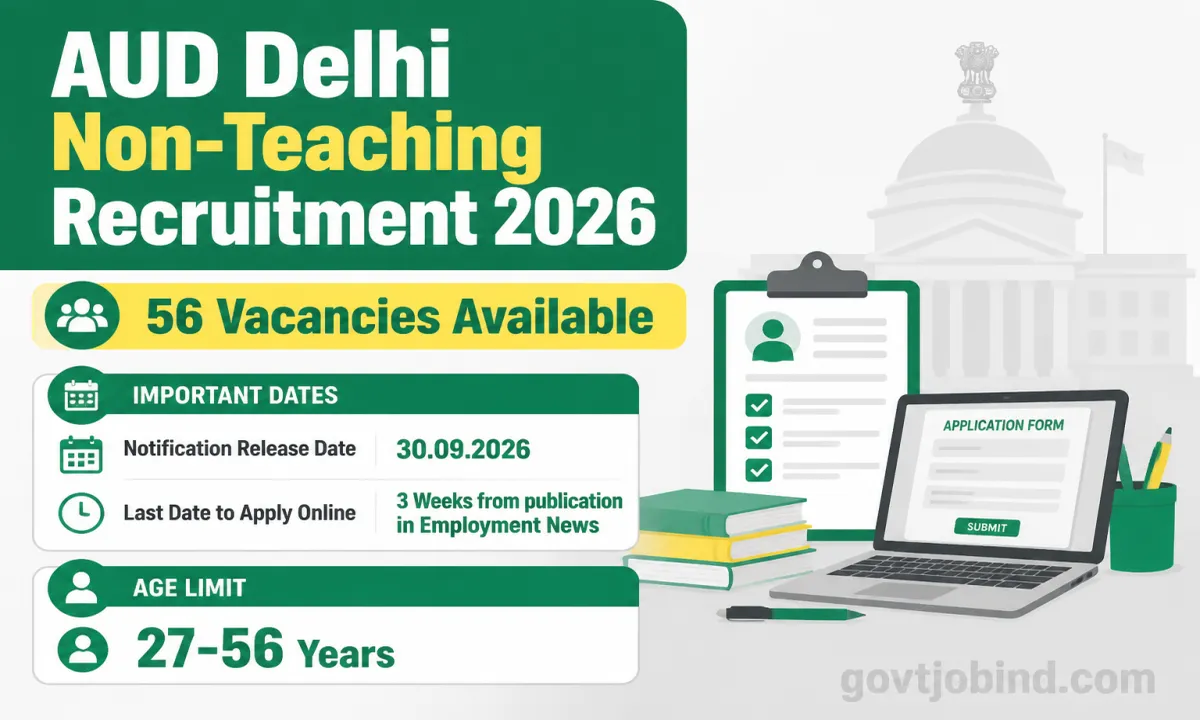 Dr. B. R. Ambedkar University Delhi Non-Teaching Recruitment 2026