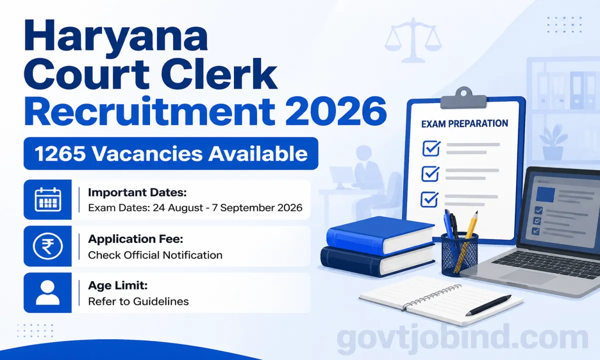 Punjab and Haryana High Court Clerk Recruitment 2026