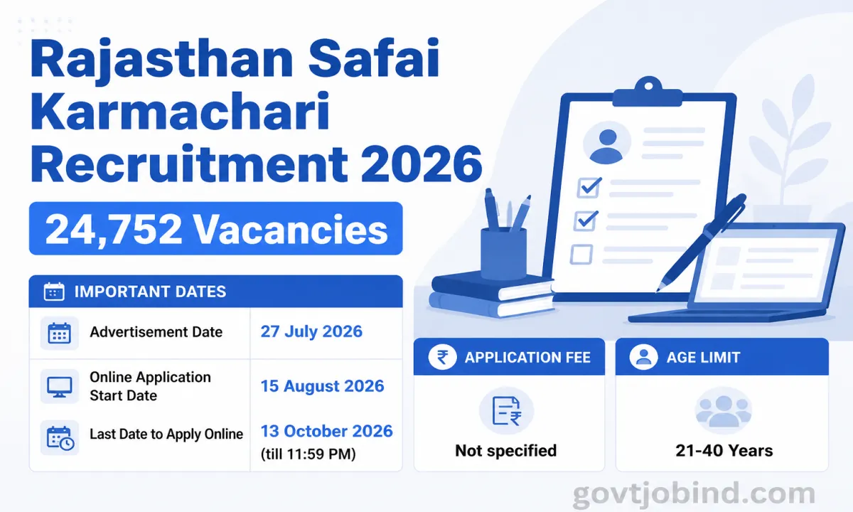 Rajasthan Safai Karmachari Recruitment 2026