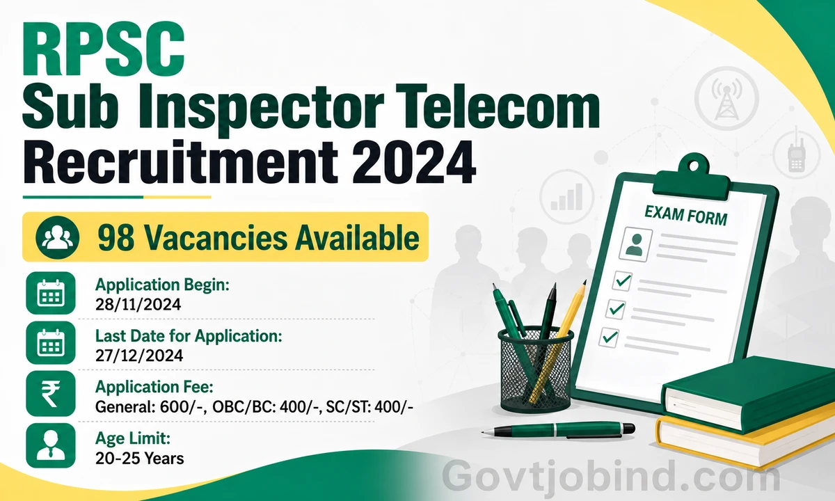RPSC Rajasthan Police Sub Inspector Telecom PET Result 2026